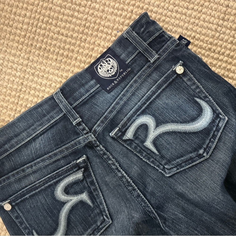 Rock & Republic women’s Dark Blue Bootcut Jeans